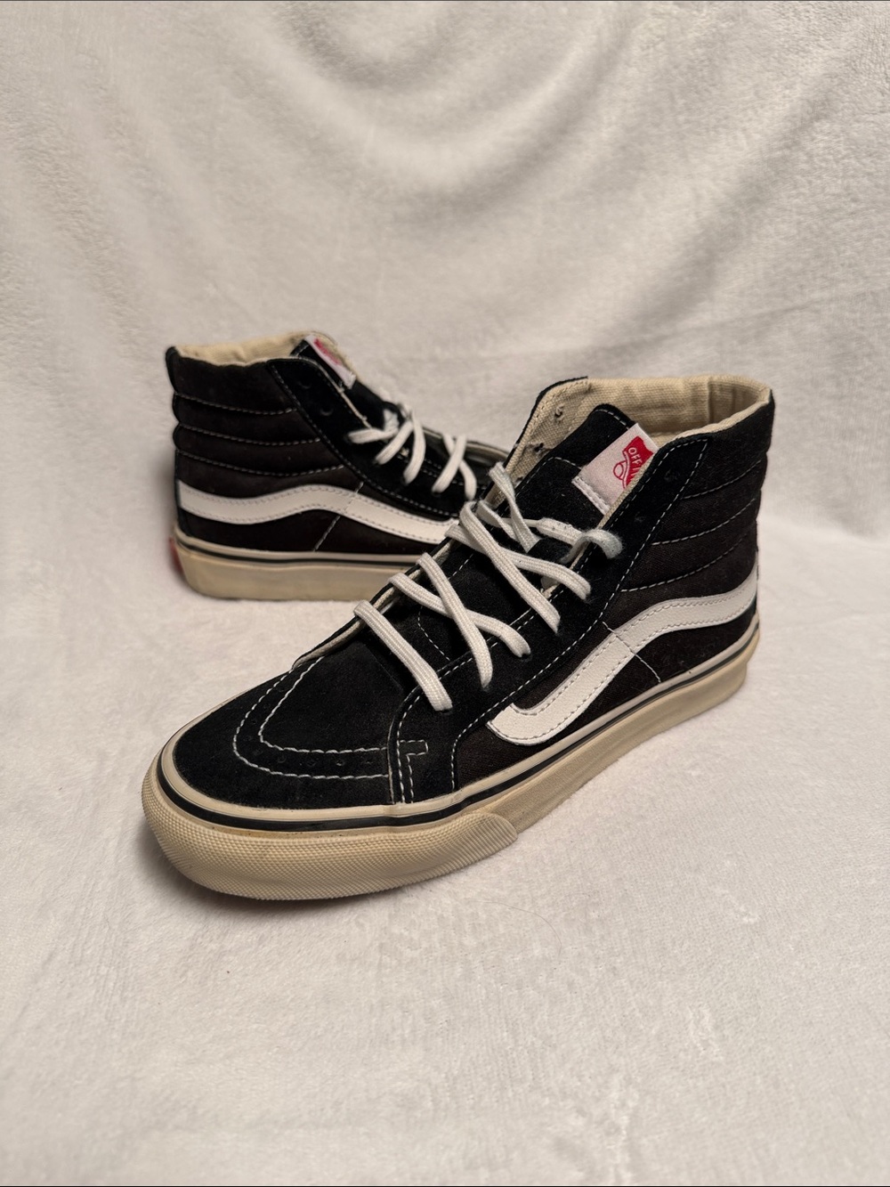 Vans sk8-hi high top sneakers size 5 women’s fits 5.5
